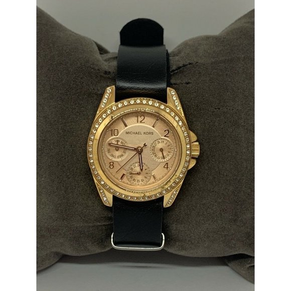 Michael Kors MK5613 Women\'s Leather Analog Rose Go main image 5